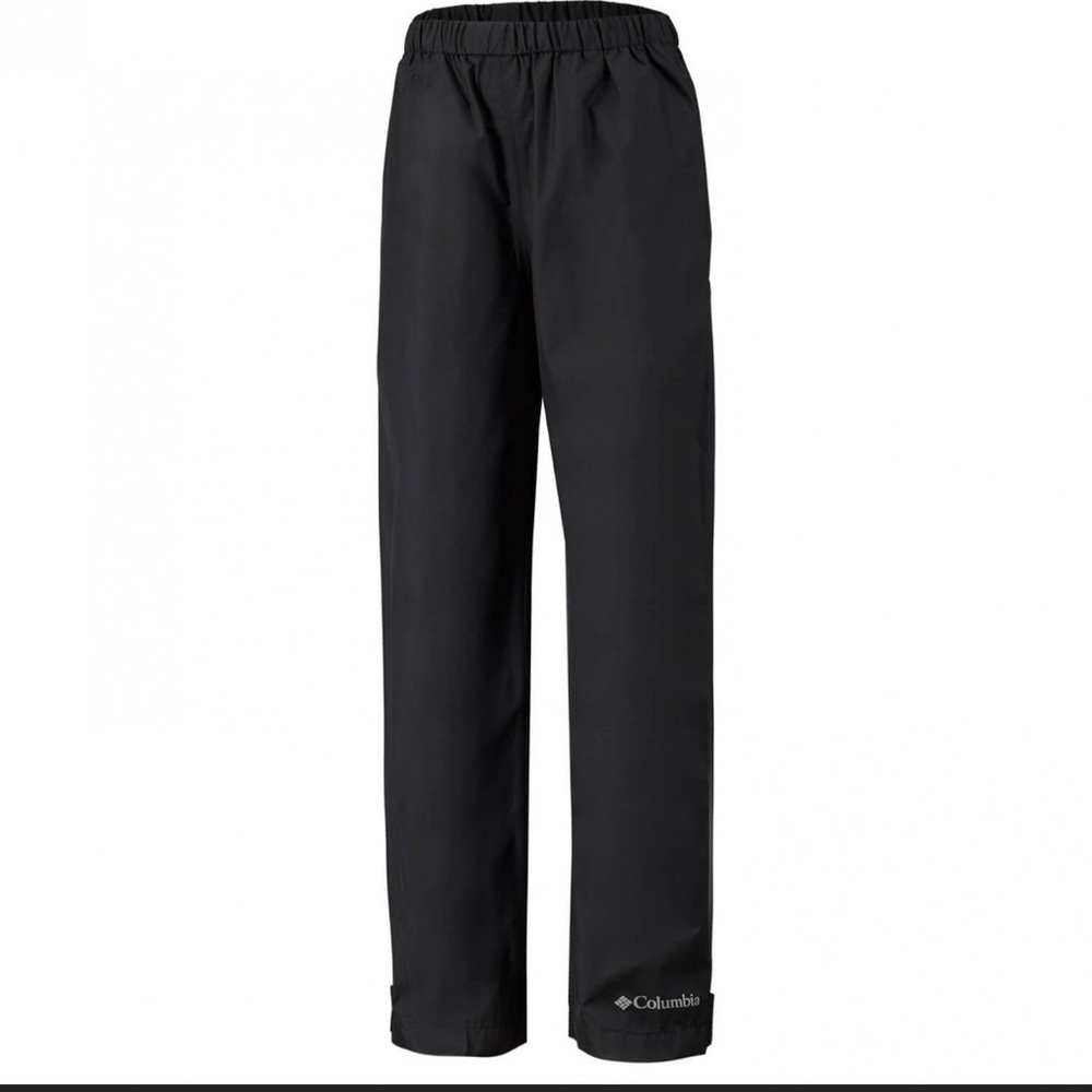 Columbia Black Waterproof Boys Rain Pants size Medium